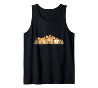 Sleeping Forest Friends Woodland Animals Cottagecore Tank Top