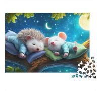 Sleeping Friends Puzzles 1000 Piece for Adults Jigsaw Puzzles Game for The Whole 38x26cm