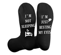 Sleeping Gifts for Sleeping Lovers,Father Day Presents,Funny Birthdy Christmas Gifts for Men,Stuffer Stocking,Novelty Socks,Gifts for Dad Friend Boyfriend Husband Brother Teenager Him
