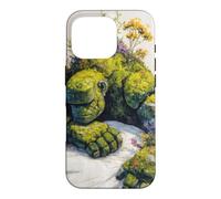 Sleeping Golem Nature Giant Fantasy Art Case for iPhone 16 Pro