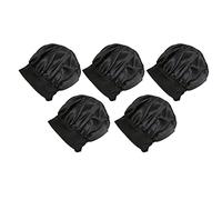 Sleeping Hair Cap Silk Fabric Wide Band Satin Bonnet for Chemotherapy Patients Household Use 5PCS