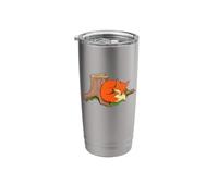 Sleeping in The Forest - Drawing of a Fox Stainless Steel Insulated Tumbler