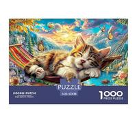 Sleeping KittenSpectacular 1000-Piece Jigsaw Puzzles for Adults Showcasing The Spectrum of Impossible-to-Difficult Challenging Puzzle Games - These Spectacular Jigsaw Puzzles Engage Adults And Kids A