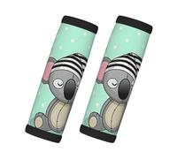 Sleeping Koala Cap Pack Luggage Handle Wrap Suitcase Tag Identifier Marker Grip Travel Accessories Airplane