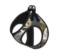 Sleeping Koala Cap Print Dog Harness Reflective Pet Vest Harness Puppy Harnesses Leash Set,For Walking Training