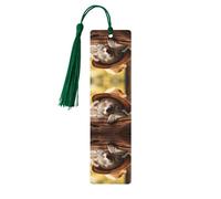 Sleeping Koala Cap Print Wooden Bookmark Women Men Tassel Book Marks Bookmarks for Book Lovers Reading Accessories