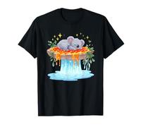 Sleeping Koala On Waterfall Oasis T-Shirt
