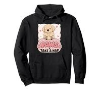 Sleeping Labrador Paws & Take A Nap Pullover Hoodie