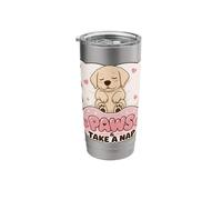 Sleeping Labrador Paws & Take A Nap Stainless Steel Insulated Tumbler