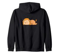 sleeping Lion Zip Hoodie