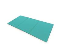 Sleeping Lionzzz Aqua & Cream Value Baby Sleeping Mat, Foldable Waterproof Changing Mat, Padded Baby Sleep Travel Mattress, Kids Bed Baby Products | Baby Essentials for Newborn (Aqua/Cream)