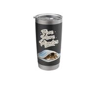 Sleeping Maine Coon Cat Five More Minutes Stainless Steel Insulated Tumbler