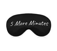 Sleeping Mask 5 More Minutes Sleep Eye Mask Blindfold with Adjustable Strap Funny Soft Eye Cover for BlockingLights
