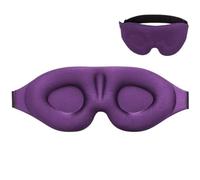 Sleeping Mask Block Out Light Sleep for Eyes Soft Aid Eye for Travel Eyeshade Night Breathable Slaapmasker(Purple)