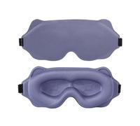 Sleeping Mask Block Out Light Sleep for Eyes Soft Aid Eye for Travel Eyeshade Night Breathable Slaapmasker(Purple MY004)