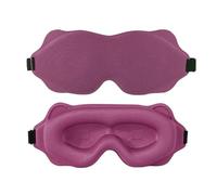 Sleeping Mask Block Out Light Soft Padded Sleep for Eyes Slaapmasker Eye Shade Blindfold Aid Face Eyepatch(Rose)