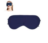 Sleeping Mask Children, Sleeping Mask Children Girls, Silk Soft Sleeping Glasses, Suitable for Children from 5 to 15 Years, Adjustable Shoulder Strap (Navy Blue)