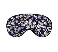 Sleeping Mask Daisies and Chamomile Sleep Eye Mask Blindfold with Adjustable Strap Spring Flower Soft Eye Cover for BlockingLights