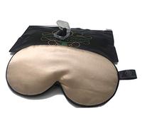 Sleeping Mask/Eye Mask- Luxury Sleeping Mask, Sleeping Masks for Men & Women, Sleeping Natural Eyeshade, Unisex Silk Blindfold-Eye mask, no 1 Sleeping Mask on Amazon, Pouch & Earplugs (Champagne)