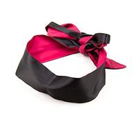Sleeping Mask Satin Eye Mask Red Black Blindfold