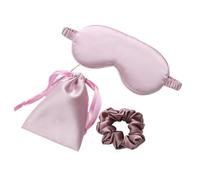 Sleeping Mask Silk Eye Night Sleep Band Aid Eyes Cover Sort Patches for Women Blindfold Health Breathing Relax Nap Bandage(Purple 3Pcs)