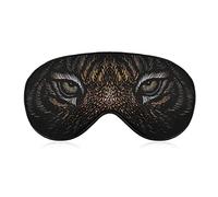 Sleeping Mask Tiger Eye Sleep Eye Mask Blindfold with Adjustable Strap Animal Face Soft Eye Cover for BlockingLights