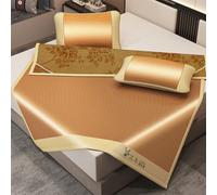 Sleeping Mat Foldable Mattresses, Foldable Bamboo Sleeping Mat Cooling Double Sided Multicolor Multiple Sizes(Color a,120cm)