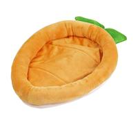 Sleeping Mat - Soft Flannel Carrot Cushion | Warm and Comfortable Bed for Rabbits, Guinea Pigs, Chinchillas & Hedgehogs | Indoor & Outdoor Use
