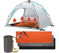 Sleeping Mats for Camping/Portable Heating Warming Blanket Heat Sleeping Pad/Outdoor Heated Sleeping Bag Liner/USB Powered Three-Speed Temperature Control/for Cold Weather Camping or Hiking/Grey