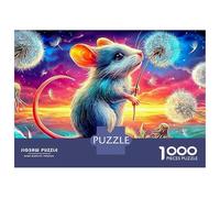 Sleeping Mouse 1000 Pc Premium Cardstock Jigsaw Puzzle Abstract Nebula for Couple Partners, Concentration Training, Indoor Leisure, Perfect Housewarming Gift 52x38cm/1000pcs