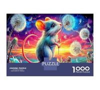 Sleeping Mouse 1000 Pc Stars Eco-Friendly Paper Premium Jigsaw Puzzle for Adults Decompression Game Wall Decoration And Gifts 52x38cm/1000pcs