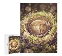 Sleeping Mouse with Dandelion Magic Jigsaw Puzzle, 500 PCS, Indoor Activity for The Home, A Mindful Leisure Activity for Puzzle Lovers, at Home