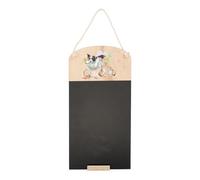 Sleeping on The Job' Border Collie Chalkboard