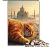 Sleeping Orange Cat JigsawPuzzle 2000 Pieces for Teenagers, Challenging Difficult Deal As Gifts for The Whole Family (70x100cm)