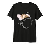 Sleeping Otter Lover Stuff Nap Snooze Cozy Owner Sea Otters Premium T-Shirt
