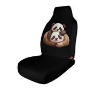 Sleeping Panda And Sloth Cute Car Seat Covers 1PCS
