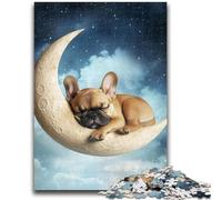 Sleeping Pug Jigsaw Puzzles for Adults 1000 Piece Puzzle,Learning Educational Toy for Is Ideal As A Gift for The Whole Family (38x26cm)