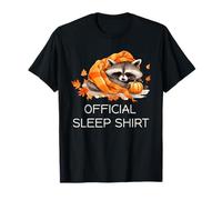 Sleeping Raccoon Pajamas Cute Raccoon Napping Official Sleep T-Shirt
