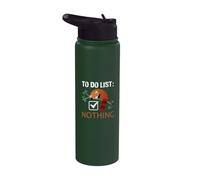 Sleeping Red Panda to Do List Nothing Lesser Panda Gift Stainless Steel Insulated Water Bottle