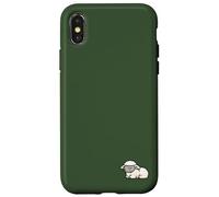 Sleeping Sheep Cute Lamb Nap Time Farm Animal Minimal Case for iPhone X/XS