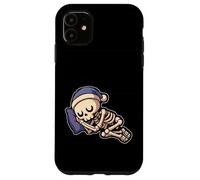 Sleeping Skeleton Halloween Case for iPhone 11
