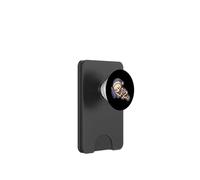 Sleeping Skeleton Halloween PopSockets PopWallet for MagSafe