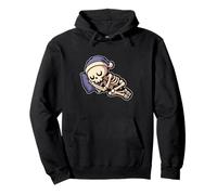 Sleeping Skeleton Halloween Pullover Hoodie