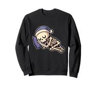 Sleeping Skeleton Halloween Sweatshirt