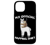 Sleeping Sloth Alpaca Llama Pyjamas My Official Napping Case for iPhone 14