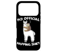 Sleeping Sloth Alpaca Llama Pyjamas My Official Napping Case for iPhone 17 Pro