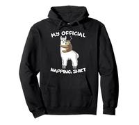 Sleeping Sloth Alpaca Llama Pyjamas My Official Napping Pullover Hoodie