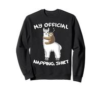 Sleeping Sloth Alpaca Llama Pyjamas My Official Napping Sweatshirt