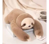 Sleeping Sloth Plush 55-65Cm - Weighted 1Kg Soft Fluffy Stuffed Animal Toy, Cute Lazy Sloth Pillow