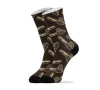 Sleeping Socks Vintage Chainsaws Cushioned Socks Fluffy Socks Stretchy Running Socks For Tennis Golf Gym
